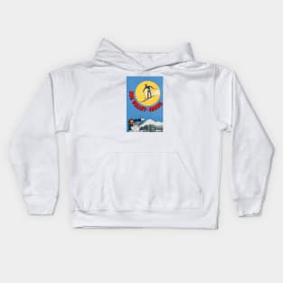 1940s Sun Valley Idaho Kids Hoodie